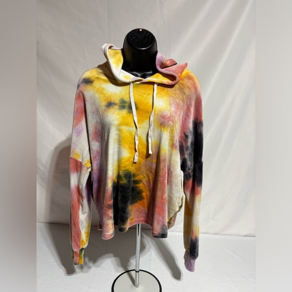Derek Heart Tops - Derek Heart Vibrant Tie-Dye Hoodie